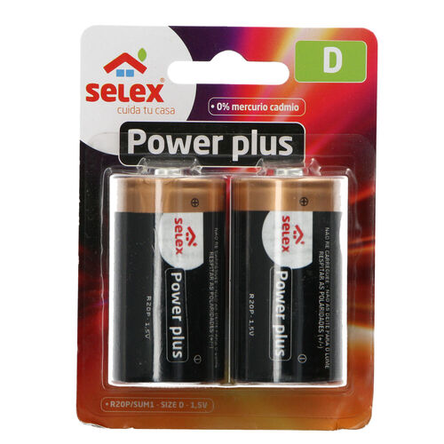 PILA ALCALINA LR20 POWERKING 2uds image number