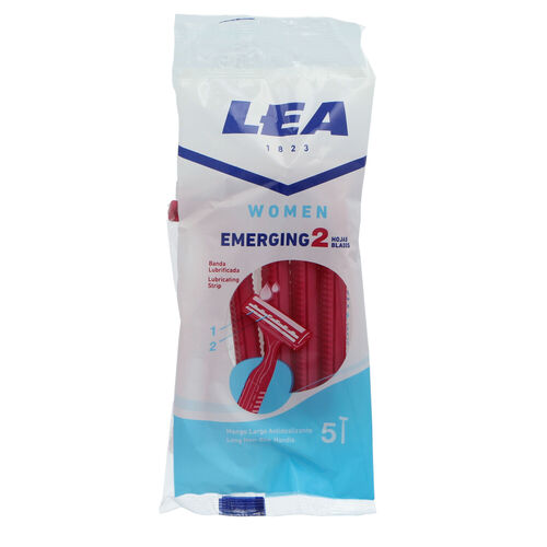 MAQUINILLA PARA MUJER DOBLE HOJA LEA 5uds image number