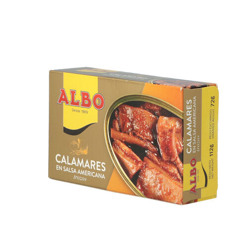 Calamar ALBO salsa americana 112g image number