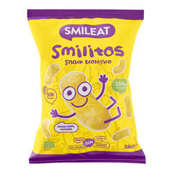 Snack de maiz ecologico smilitos smileat 25g