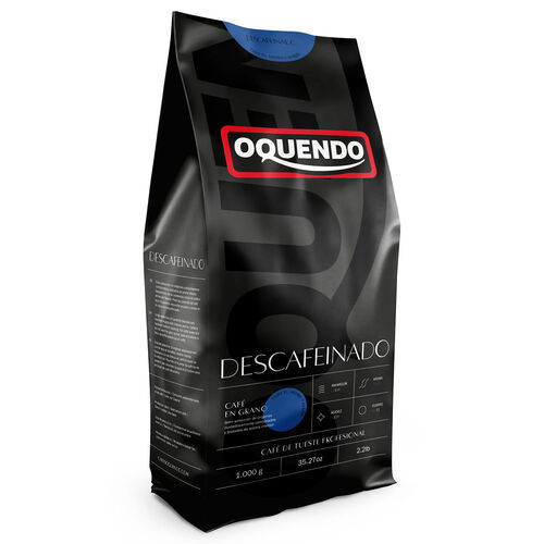 Caf&eacute; en grano Gran consumo de tueste Natural descafeinado image number