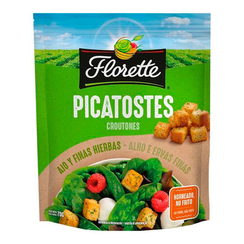 PICATOSTES AJO Y FINAS HIERBAS FLORETTE 70g image number