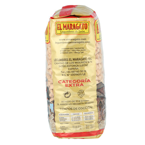 Garbanzo Extra EL MARAGATO 1kg image number