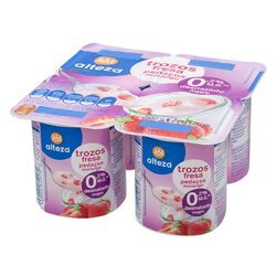 Yogur 0% con fresa ALTEZA 4x125g