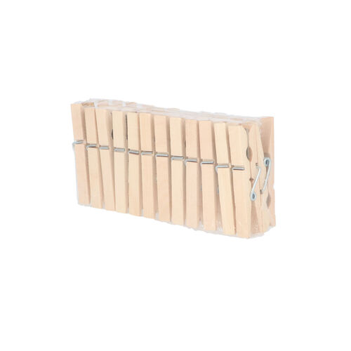 PINZAS SELEX MADERA 24uds image number