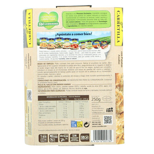 Pollo al ajillo CARRETILLA 250g image number