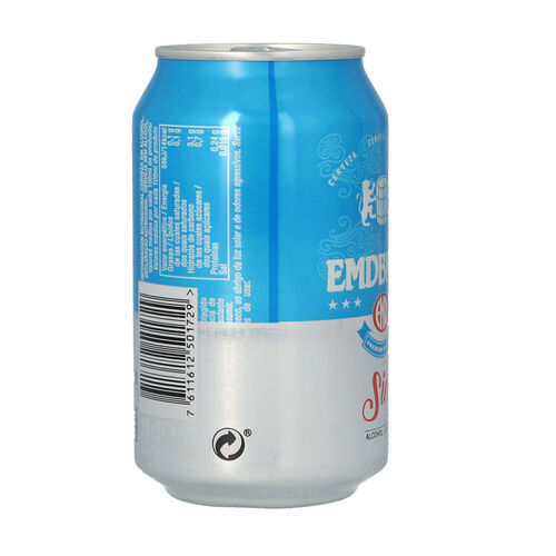 CERVEZA EMDBRAU SIN ALCOHOL LATA 33cl image number