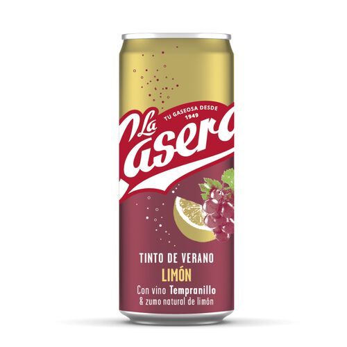 Tinto de Verano con lim&oacute;n LA CASERA 33cl image number