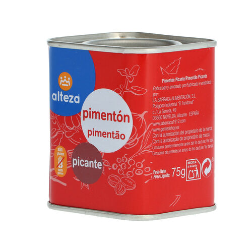 PIMENTON ALTEZA PICANTE LATA 75g image number