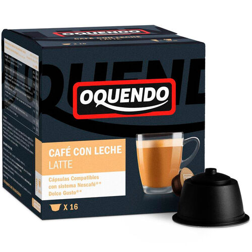 CAFE CON LECHE OQUENDO 16 CAPSULAS image number