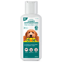 Champ&uacute; antiparasitario para perro DIXIE 500ml