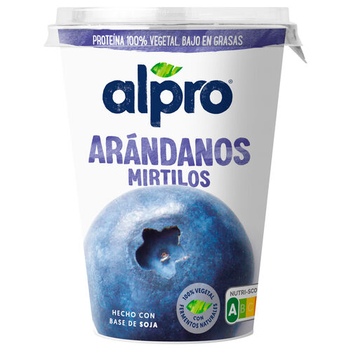 Postre vegetal con ar&aacute;ndanos ALPRO 400g image number