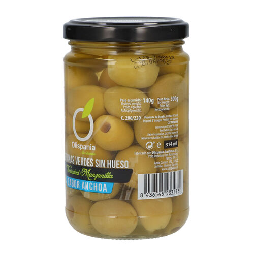 Aceituna OLISPANIA sin hueso 314g image number