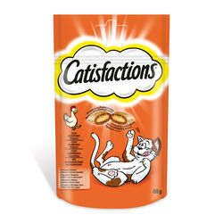 Snack premio para gato adulto Catisfactions con pollo MARS 60g