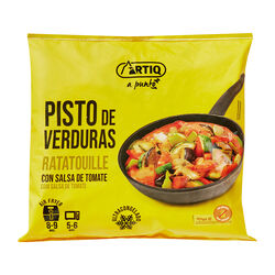 Pisto de verduras con salsa de tomate congelado ARTIQ 400g