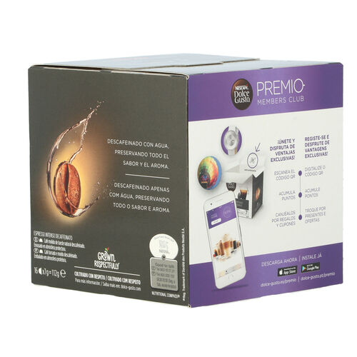 Caf&eacute; DOLCE GUSTO descafeinado Espresso 16 c&aacute;psulas image number