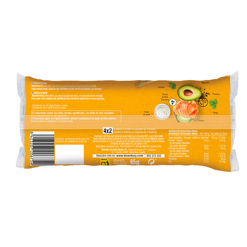 Tortitas de ma&iacute;z BICENTURY 65g image number