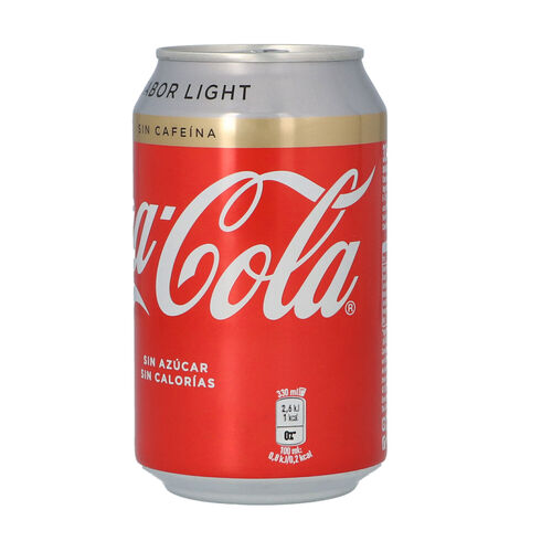 COCA COLA LIGHT SIN CAFEINA 33cl image number