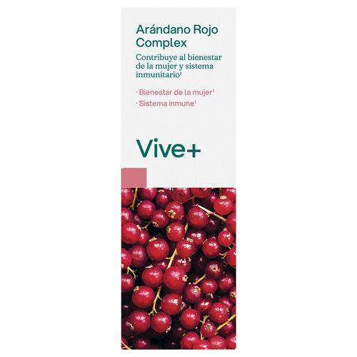 Ar&aacute;ndano rojo complex VIVE PLUS 30 c&aacute;psulas image number