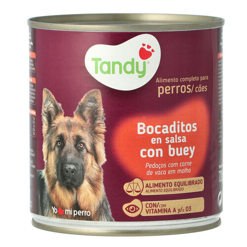 ALIMENTO PARA PERROS BOCADITOS CON BUEY TANDY 720g image number