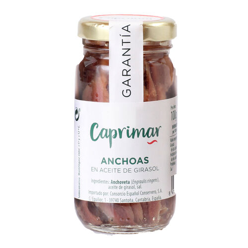ANCHOAS CAPRIMAR TARRO 100g image number