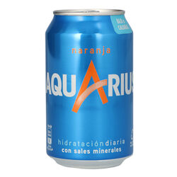 BEBIDA ISOTÓNICA AQUARIUS NARANJA LATA 33cl