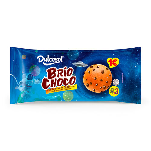 Briochoco con pepitas de chocolate DULCESOL 120g image number