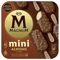 Helado de almendras mini MAGNUM 6x55ml