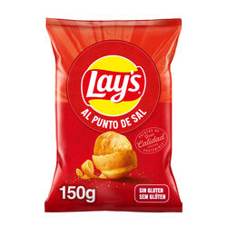 PATATAS FRITAS AL PUNTO DE SAL LAY'S 160g