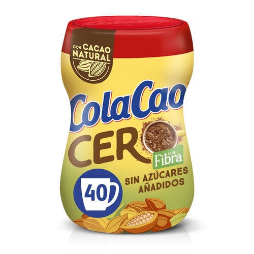 CACAO SOLUBLE FIBRA 0% COLA CAO 300g image number
