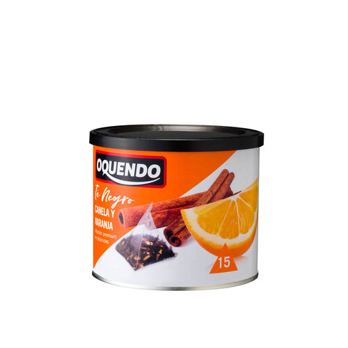 T&eacute; negro con canela y naranja OQUENDO 15uds image number