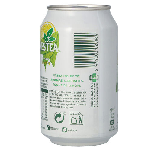 REFRESCO TÉ NESTEA SIN AZUCAR LATA 33cl image number