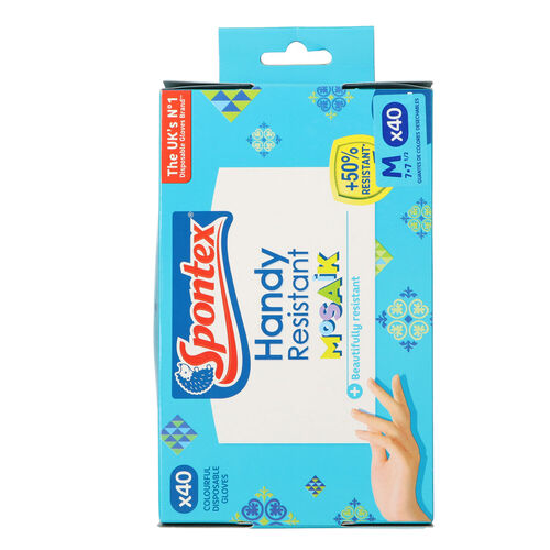 Guante SPONTEX triple capa Talla mediana 2uds image number