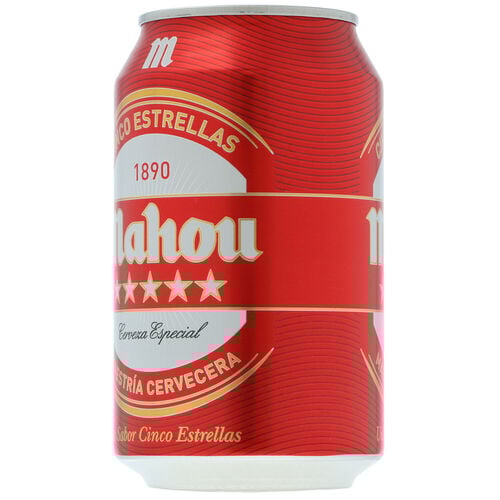 CERVEZA MAHOU 5 ESTRELLAS 33cl image number