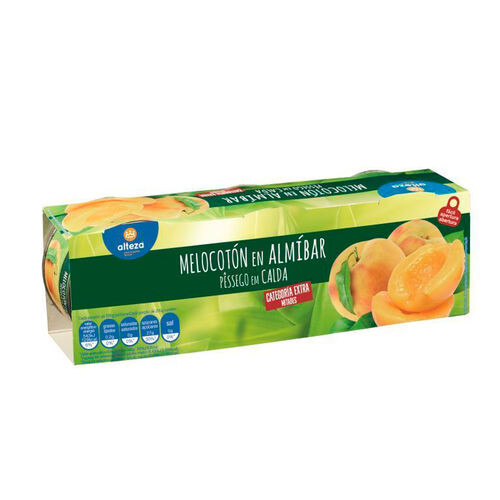 Melocot&oacute;n en alm&iacute;bar ALTEZA 3x200g image number