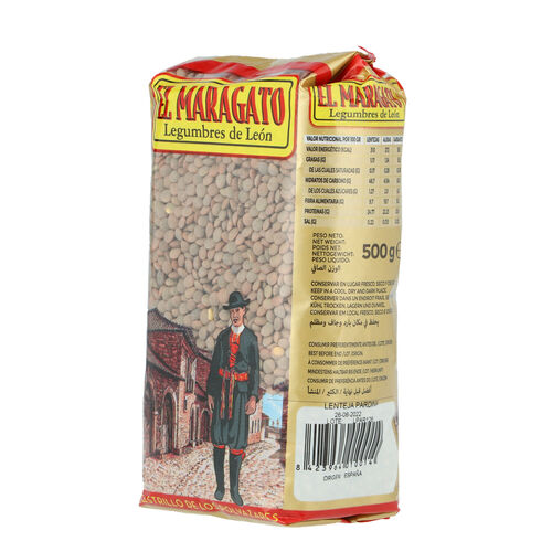 Lenteja PARDINA EL MARAGATO 500g image number