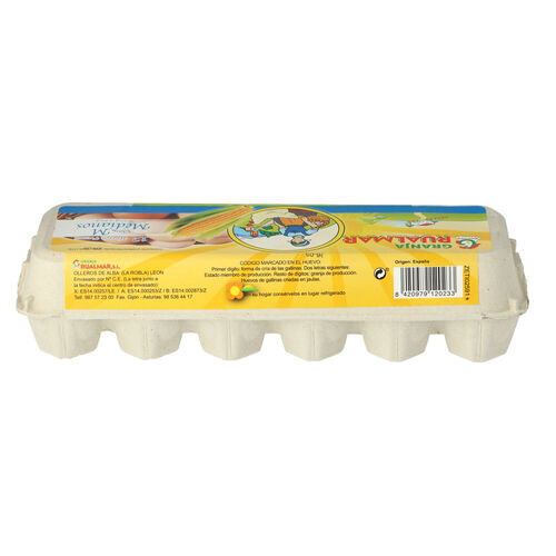 Huevos 'm' GRANJA RUALMAR 12uds image number