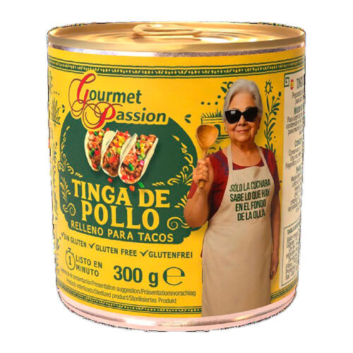 Relleno para tacos Tinga de Pollo GOURMET PASSION 300g image number