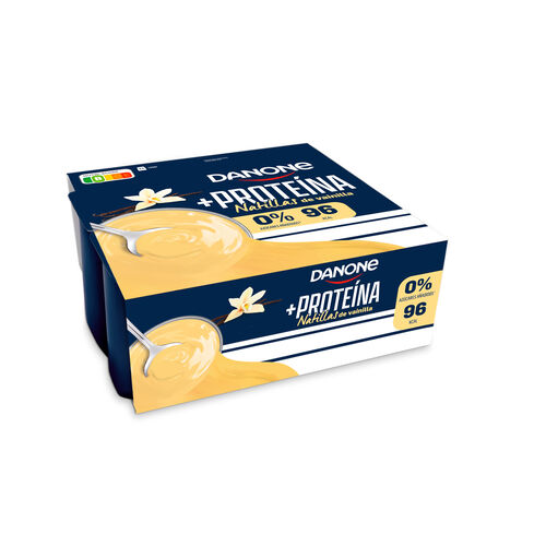 Natillas de vainilla con prote&iacute;na DANONE 4x120g image number