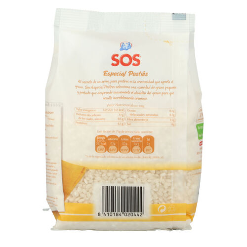 ARROZ ESPECIAL POSTRES SOS 500g image number