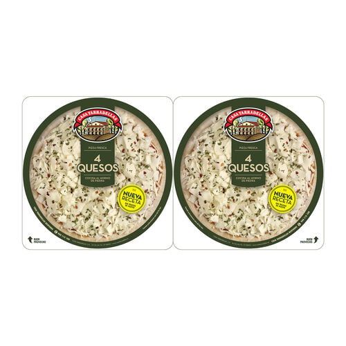Pizza congelada 4 quesos CASA TARRADELLAS 2x200g image number