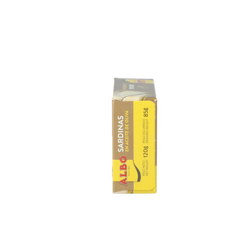 SARDINAS EN ACEITE DE OLIVA ALBO 120g image number