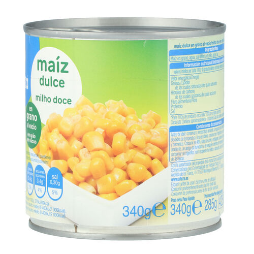 Ma&iacute;z dulce ALTEZA 340g image number