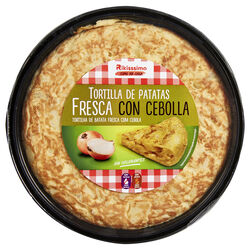 Tortilla fresca de patata con cebolla RIKISSSIMO 500g