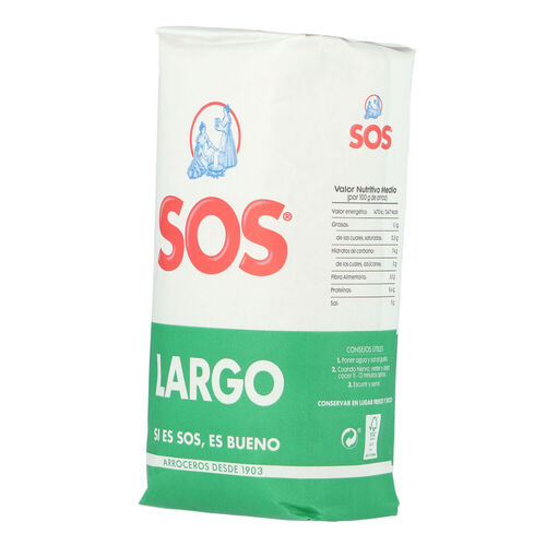 ARROZ LARGO SOS 1kg image number