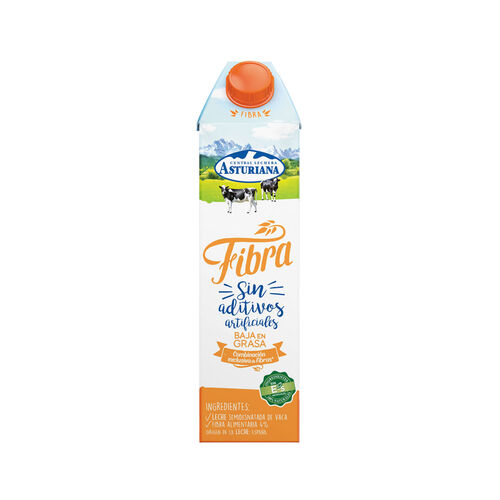 Leche con Fibra Central Lechera ASTURIANA 1L image number