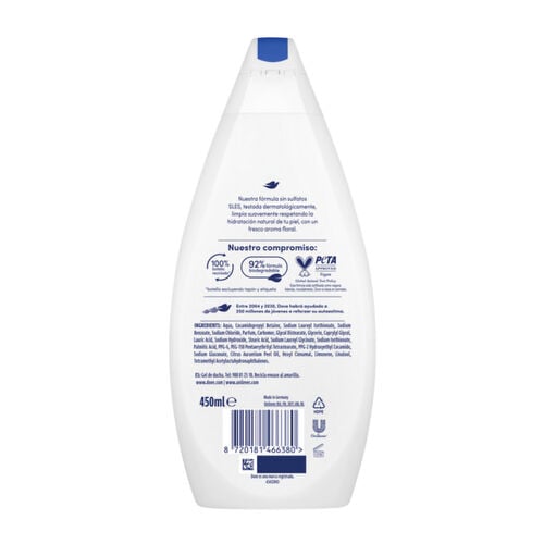 Gel de ducha hidratante DOVE 450ml image number