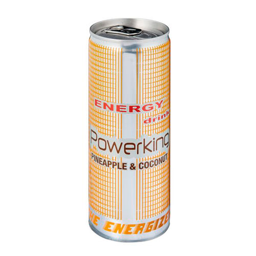 BEBIDA ENERGETICA SABOR PIÑA Y COCO POWERKING 250ml image number