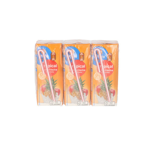 Zumo de fruta y leche sabor Tropical ALTEZA 6x200ml image number