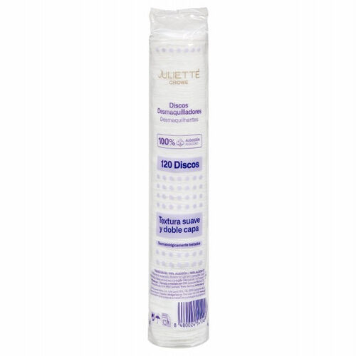 Discos desmaquilladores JULIETTE CROWE 120uds image number